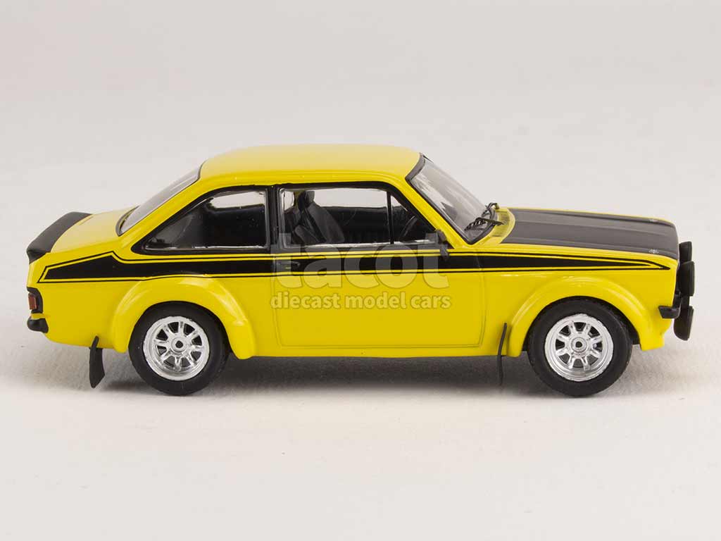 Sunstar 1/18 Ford Escort MKII RS Mexico 1976 Jaune - Collection RHD - Neuve