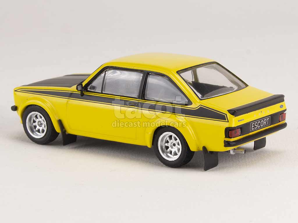 Miniature Sunstar 1/18 – Ford Escort MKII RS 1800 Jaune 1979 – Repeinte