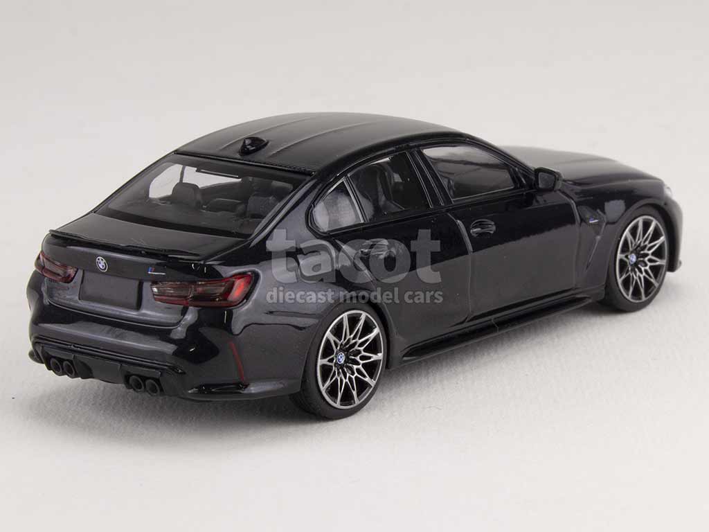 Modèle Réduit 1:43 BMW M3 Competition 2020 Noire - MINICHAMPS - Métal - Neuf