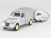 3390 Citroën 2CV AZU Fourgonnette Caravane Ailette