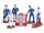 6971 Divers Set 5 Figurines Station Service