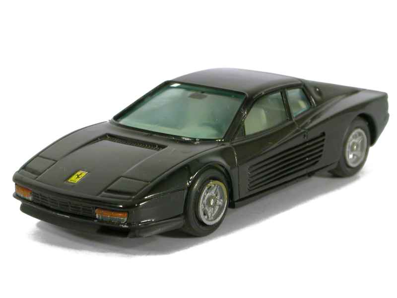 Ferrari Testarossa 1984 Noire – Échelle 1/18 – Bburago – Miniature Zamac – Occasion