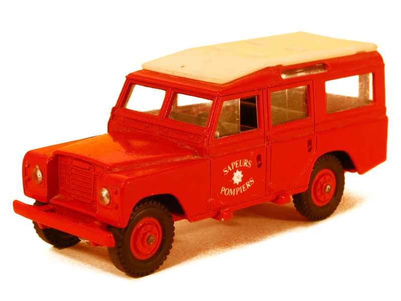 Universal Hobbies 1/43 - Land Rover 109 Bâché Pompiers - Modèle Modifié Collection