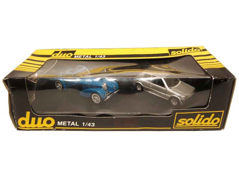 Coll 7253 Divers Coffret Duo Peugeot 205 GTI/ Bugatti Atalante