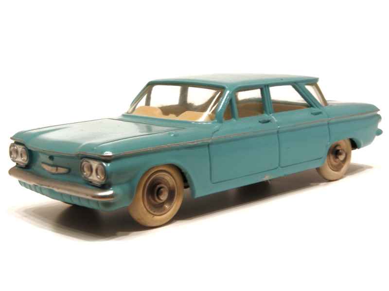 Dinky Toys France 552 – Chevrolet Corvair – Bleu Turquoise – Boîte D'origine – Occasion