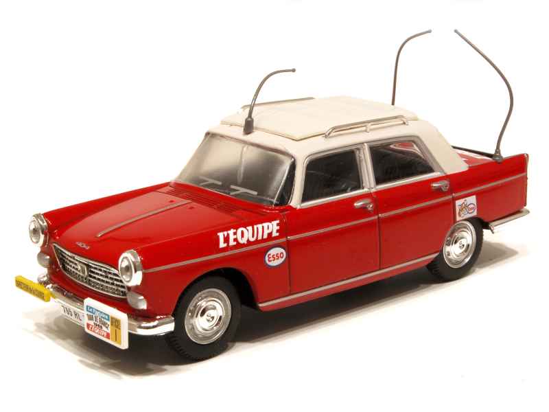 Pick-up miniature Peugeot 404 tour de France 1969 - Collection