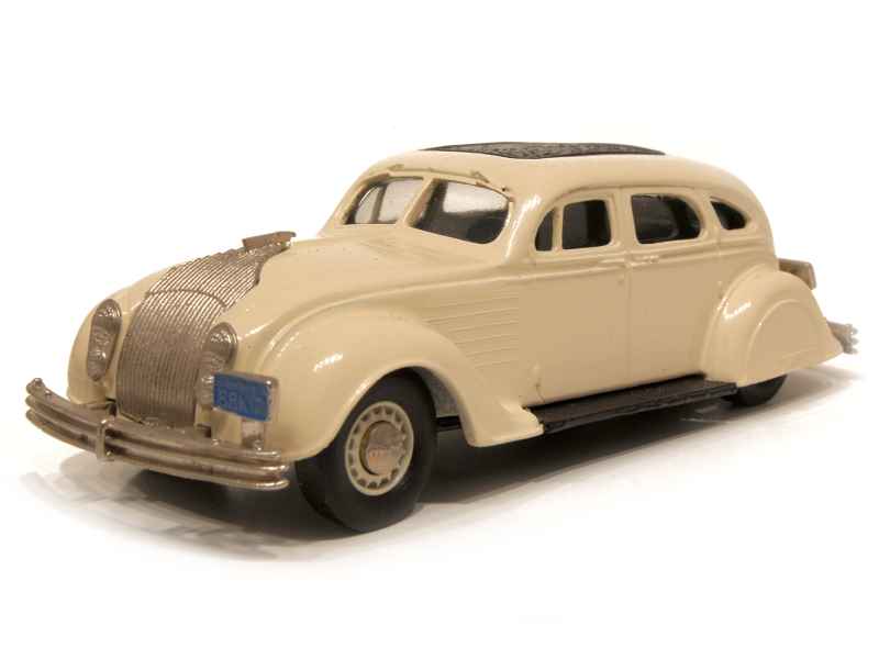 Here's a 1934 Chrysler Airflow, the first car designed in a wind tunnel