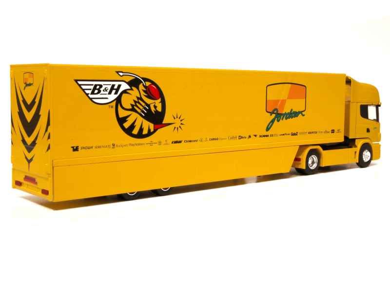 Décl 12817 Scania 144L Jordan Peugeot  F1 1997