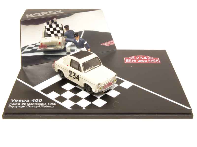 Miniature Vespa 400 Bleue Norev 1/43 - Ancienne, état Occasion