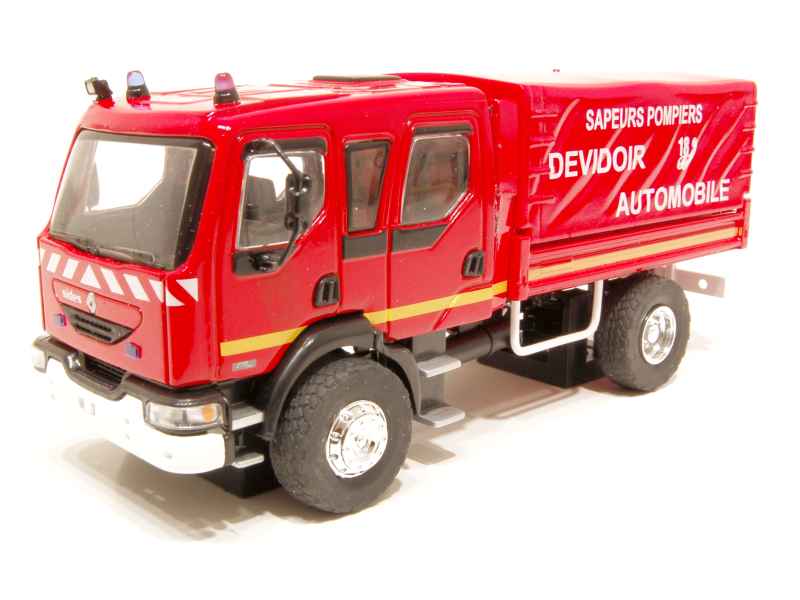 Norev Eligor 1/43 - Renault Midlum DC FTP Pompiers, Camion Miniature De Collection