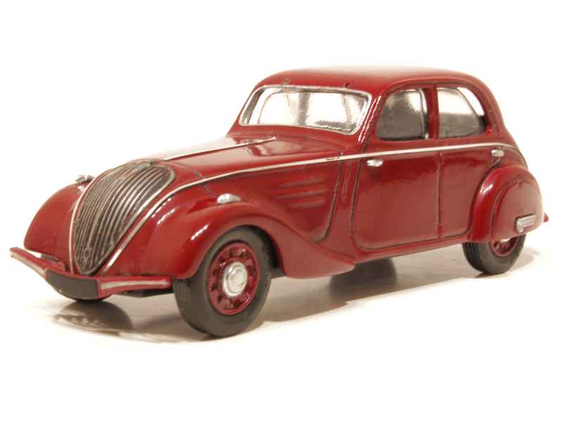 Peugeot 402 Berline NOREV 1/43 – Couleur Bordeaux, Miniature Neuve (réf 474210)