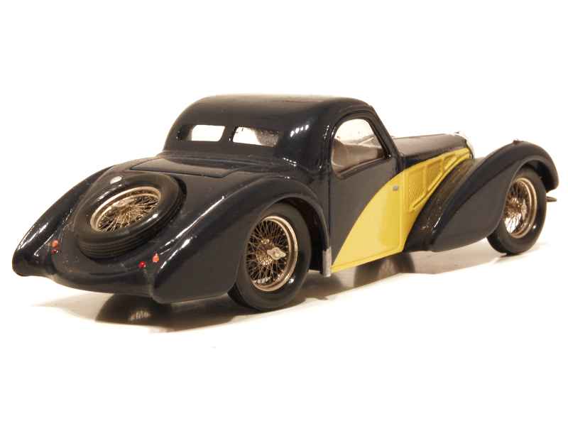Bugatti Type 57S Atalante 1939 Jaune Solido 1/43 - Voiture Miniature Publicitaire - Occasion