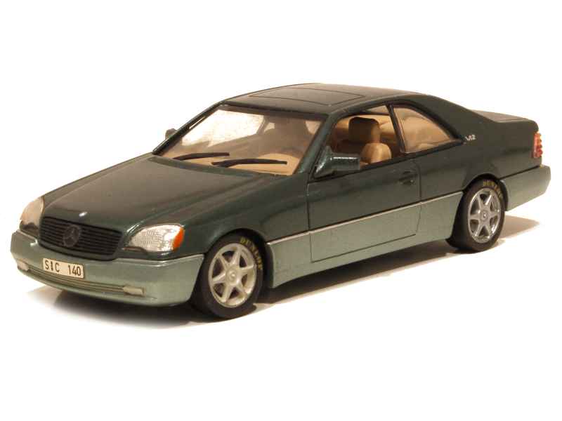 Miniature MERCEDES 600 SEC 1992 Vert foncé KK SCALE KKS180343 | Collect World