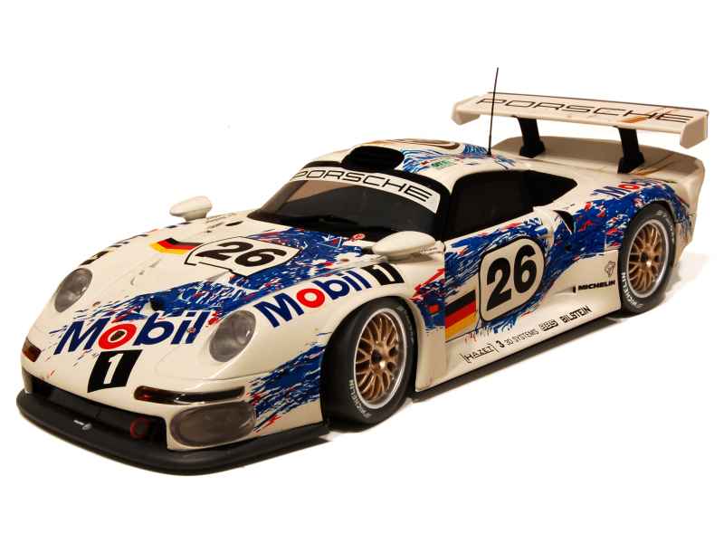 UT MODELS 1/18 - 180 966625 PORSCHE 911 GT1 LE MANS 1996 STUCK / BOUTSEN WOLLEK - R.M.Toys Ltd