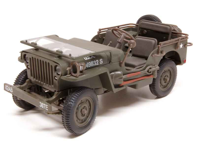 Willys Jeep US Army Gate 1/18 Autos Miniatures Tacot