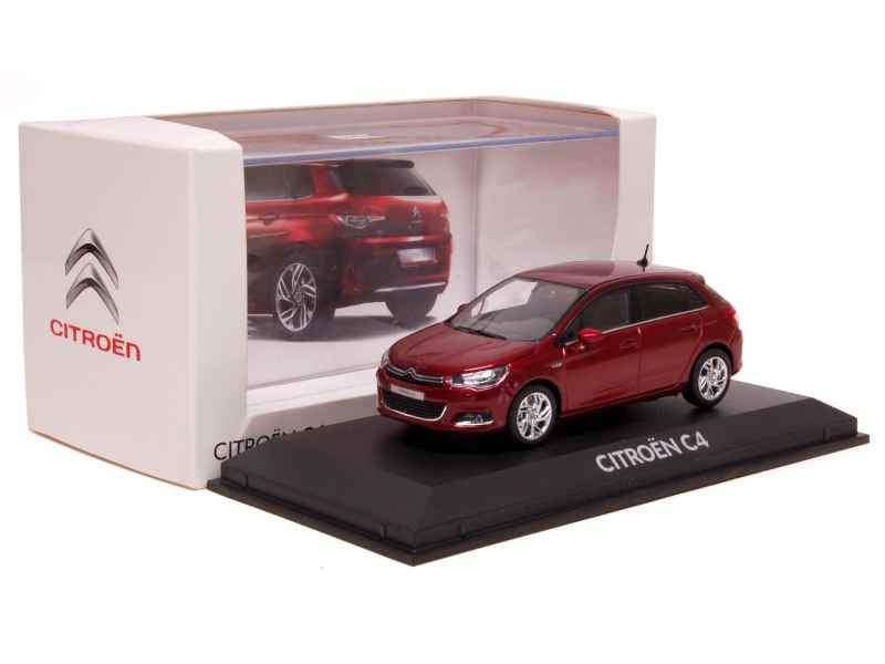 Norev 155496 Citroën C4 Berline 2004 Red 1:87 | Norev | Modellautos
