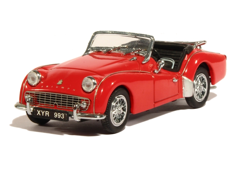AMR Triumph TR3A Verte – Miniature 1/43 Collection – Boîte D'origine