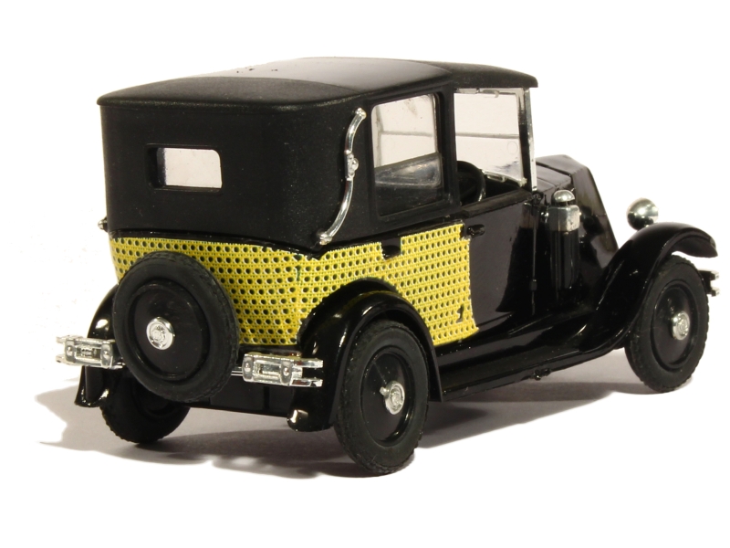 Voiture Miniature Renault NN 1927 Torpedo Police - Échelle 1/43 Eligor - Bon état - Boîte Plexi