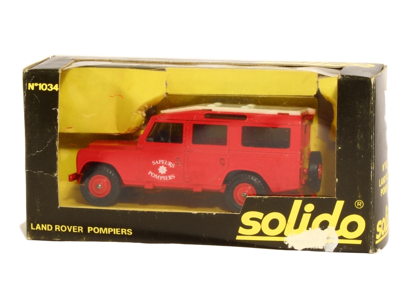 SOLIDO 1/43 LAND Rover 109 Sapeurs Pompiers N 66 5/78 Parfait Etat EUR 17,00 - FR