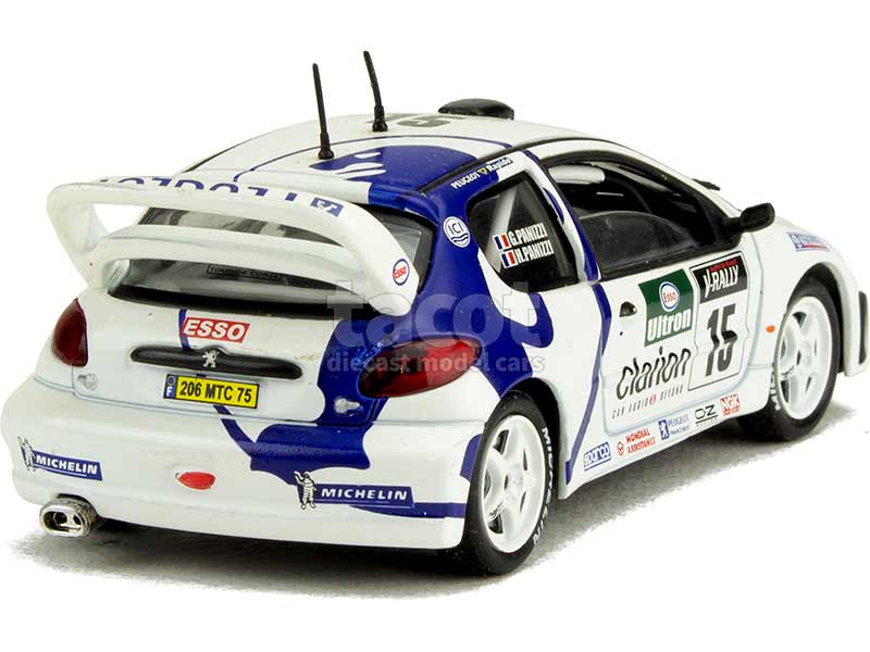 & miniatuur spellen Peugeot 206 WRC panizzi Entertainment Spellen & puzzels Tafel & miniatuur spellen Solido Tafel 