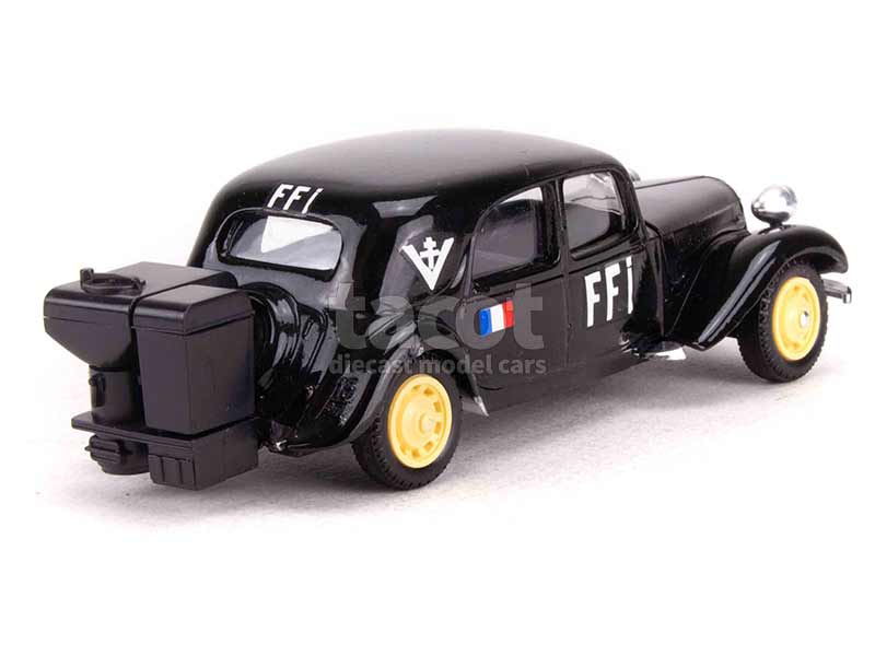 Miniature Verem 1/43 - Citroën Traction 11CV Gazogène Noire - Occasion Boîte Incluse