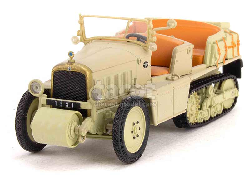 Citroën Autochenille P17 - Croisière Jaune 1931 - Hachette 1/24 - Neuf