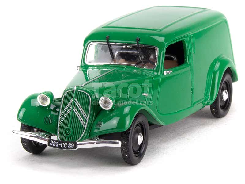Miniature Elysée 1/43 - Citroën Traction Fourgonnette (1938, Bordeaux, Résine)