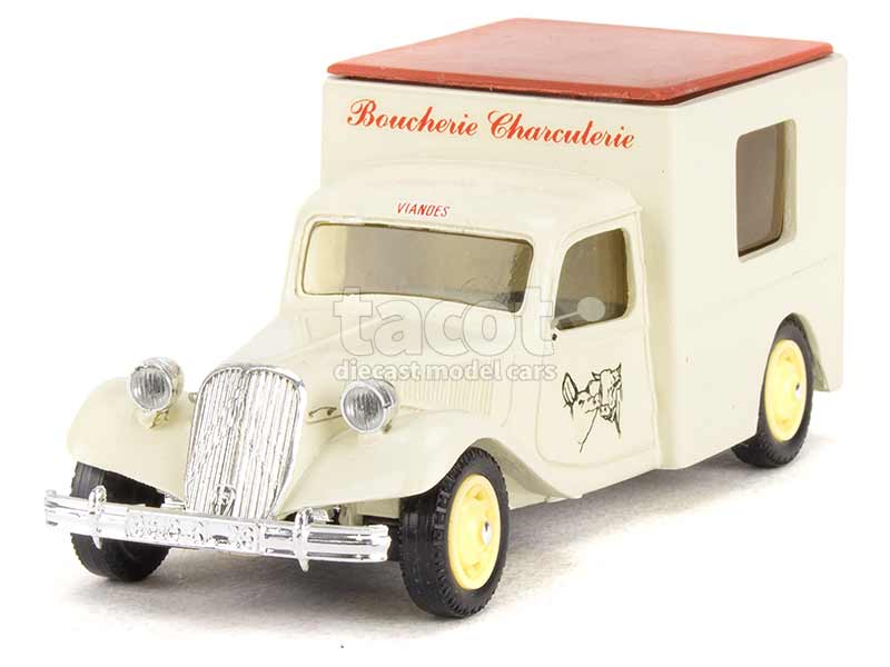 Miniature Elysée 1/43 - Citroën Traction Fourgonnette (1938, Bordeaux, Résine)