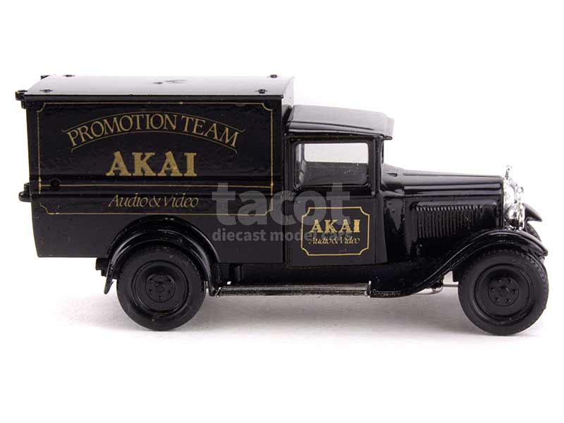 Solido 1/18 – Citroën C4 Fourgonnette 1930 – Pub Michelin – Bleue – Collection
