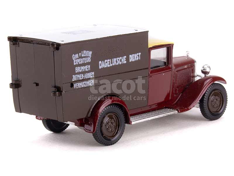 Solido 1/18 – Citroën C4 Fourgonnette 1930 – Pub Michelin – Bleue – Collection