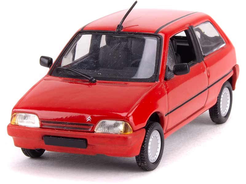Citroën AX 3 Portes Rouge 1986 - Miniature Heco Modèles 1/43 Neuve En Boîte