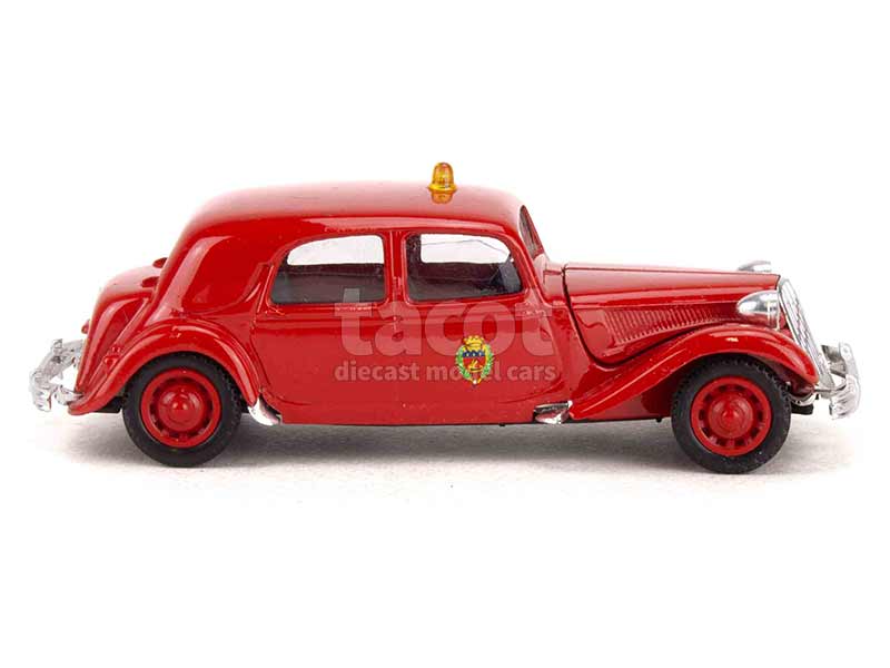 Miniature Dubray 1/43 - Citroën Traction 11B Pompiers De Lyon