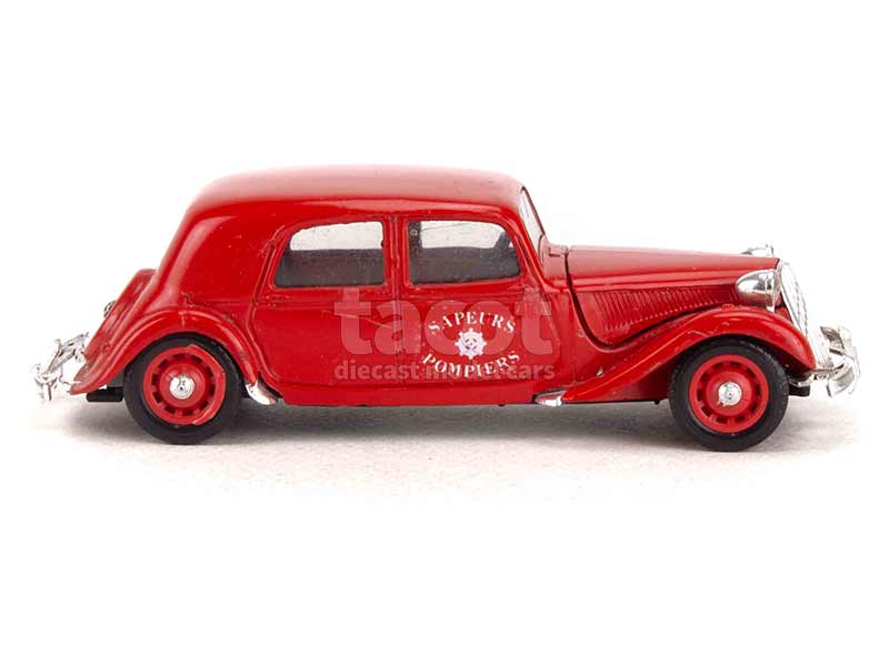 Camion De Pompiers Solido Citroën 15CV - Réf. 4166 - Échelle 1:43 - Occasion - Métal (fonte De Fer)