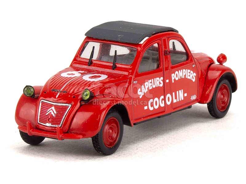 Citroën - 2CV Bicéphale Pompiers 1955 - Modèle Presse - 1/43 - Autos