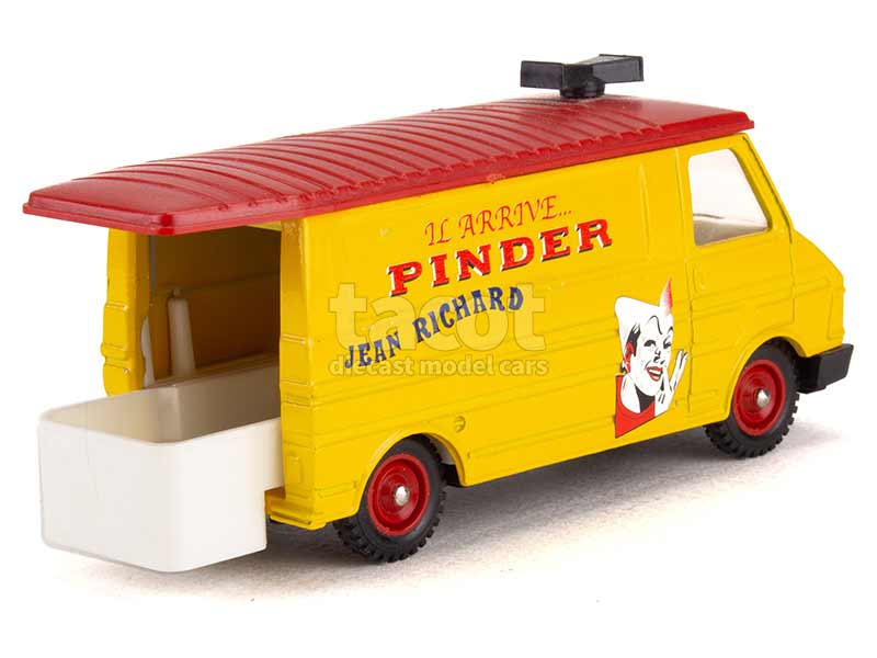 Miniature Citroën Type H Cirque Pinder Jaune - Échelle HO 1/87 - Occasion Excellent état
