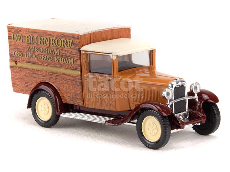 Solido 1/18 – Citroën C4 Fourgonnette 1930 – Pub Michelin – Bleue – Collection